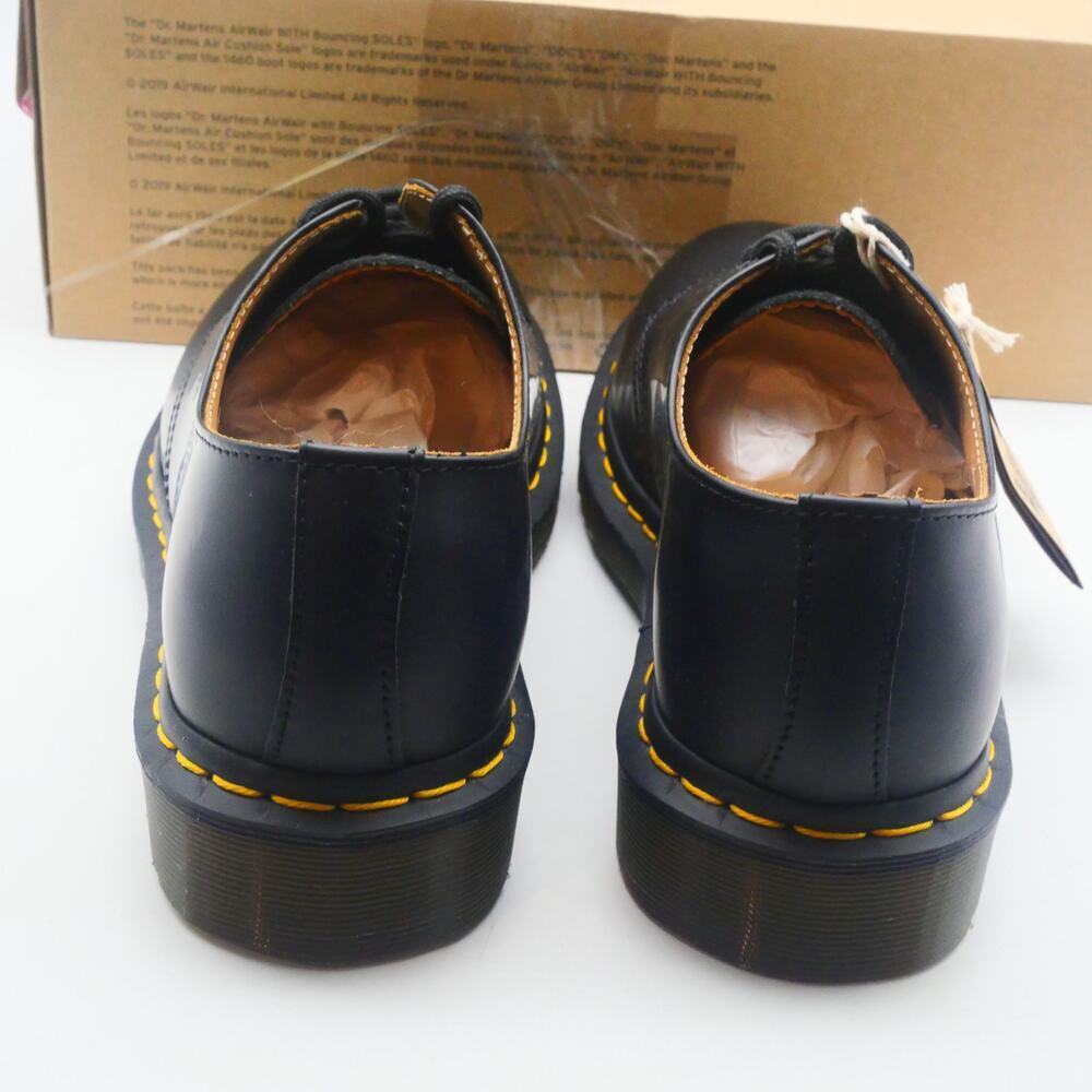 NEW Dr. Martens 1461 Shoes Women's 9 Smooth Leather Oxford Black - Picture 3 of 10